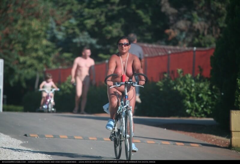 Naturists Road Biking pics - nudism and naturism
