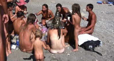 The vast oceanfront 1 Full HD video - nudism and naturism