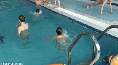 Poolside activities 1 Full HD - nudism and naturism