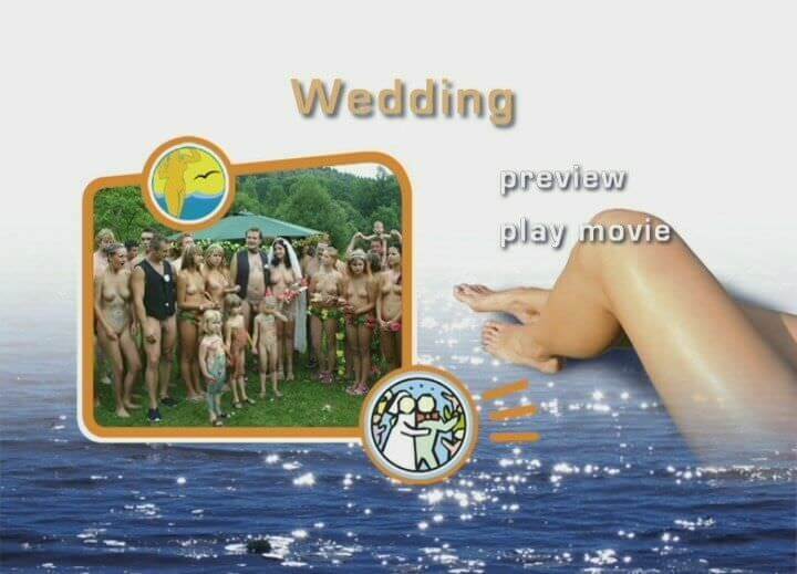 A wedding in a nudist collective - nudism and naturism