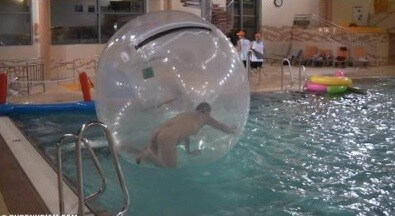 Indoor Water Runners # 2 - nudism and naturism