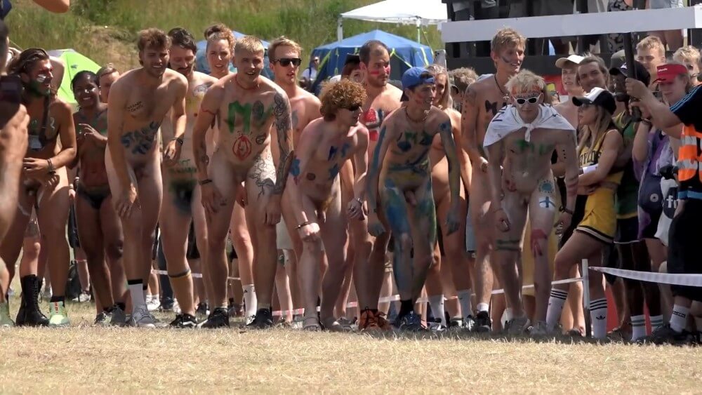 Roskilde Festival Full HD video - nudism and naturism
