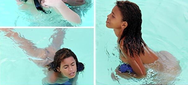 Brazil naturism gallery, Tropic Pool Sunbath 2 - nudism and naturism