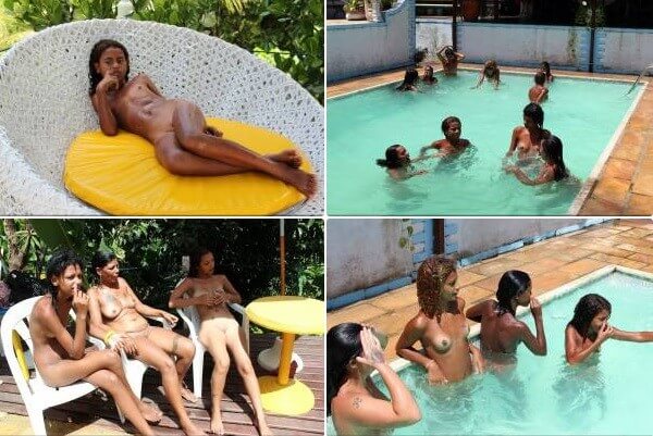 Brazil Pool Sunbath photos - nudism and naturism