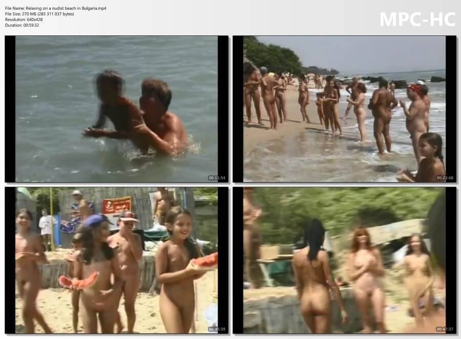 Relaxing on a nudist beach in Bulgaria - nudism and naturism