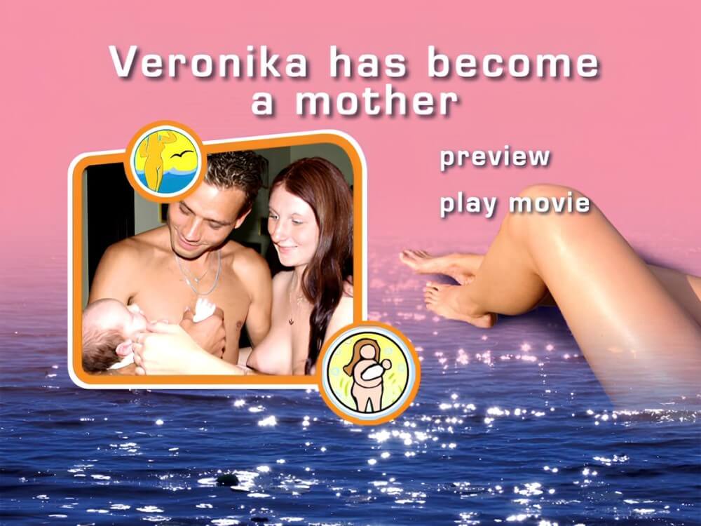 Naturist Freedom: Veronika Has Become a Mother - nudism and naturism