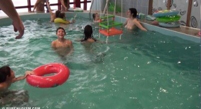 Indoor Swim Exercise 2 Full HD video - nudism and naturism