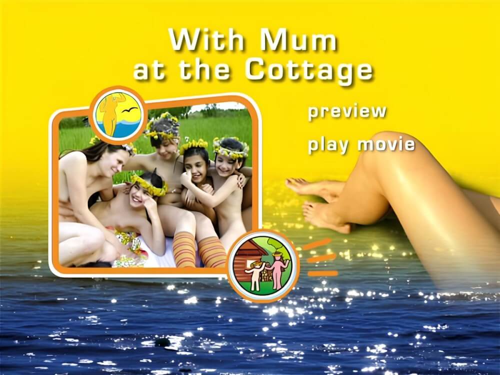 Naturist Freedom: With Mum at the Cottage DVD - nudism and naturism