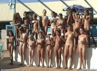 Junior Miss Pageant France video 2 - nudism and naturism