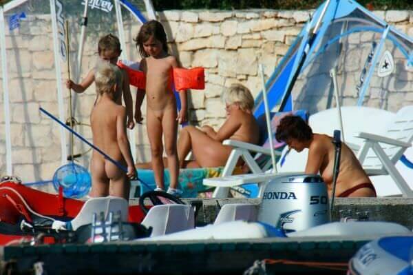 By the boat photos - nudism and naturism