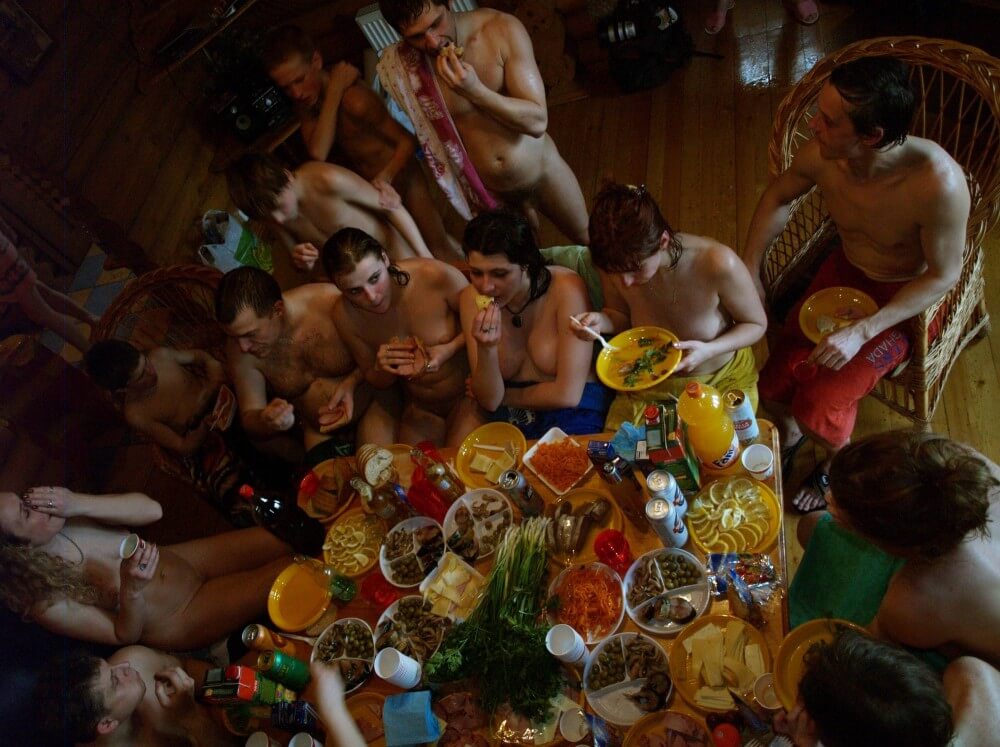Family Valentines Dinning pics - nudism and naturism