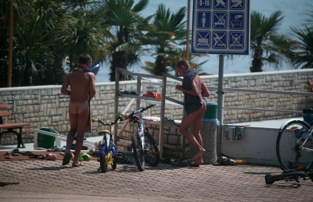 Nudism in a German water park photo - nudism and naturism