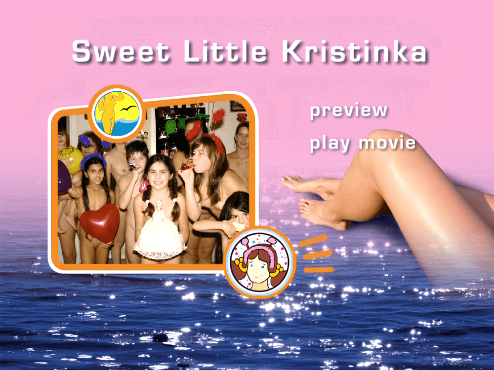 Naturist Freedom: Sweet Little Kristinka  DVD - nudism and naturism
