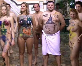 AquaPark Pageant Night Full HD video - nudism and naturism